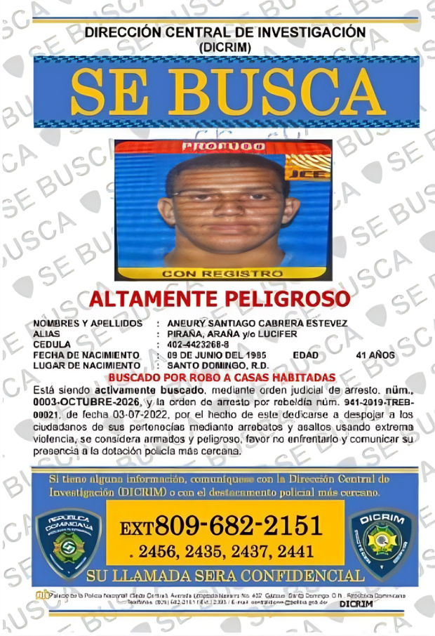 Tolentino cuestiona operativo policial y lanza contundente petición