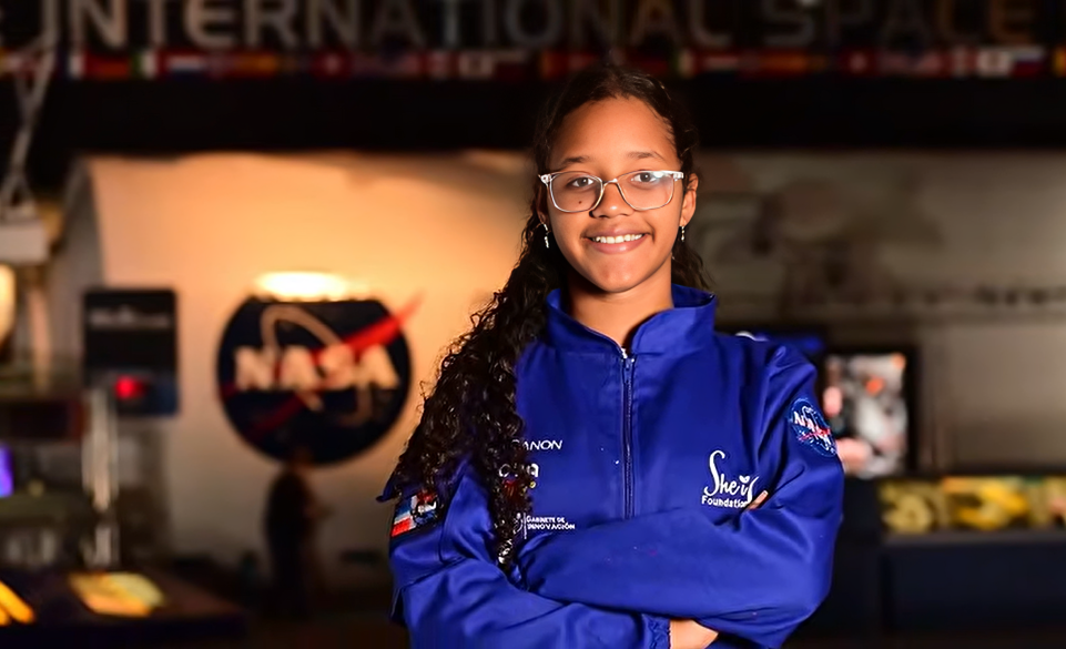 Niña dominicana de 15 años viajará a la NASA tras crear innovador sensor