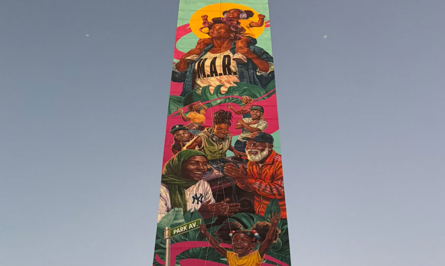 Dominicano hace historia en el Bronx con el mural más alto de EE. UU. 1 Dominicano hace historia en el Bronx con el mural más alto de EE. UU.
