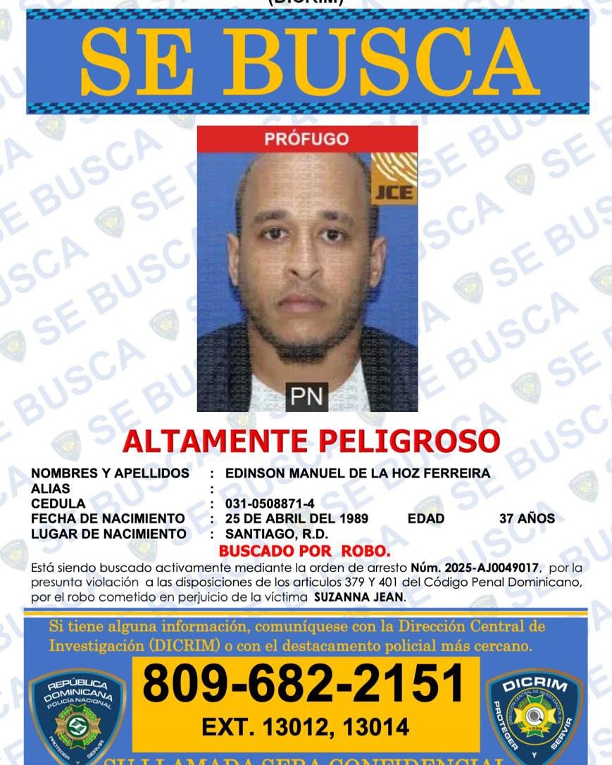 PN intensifica búsqueda prófugos en Santiago por varios casos 2 PN intensifica búsqueda prófugos en Santiago por varios casos