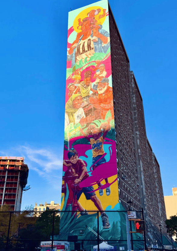 Dominicano hace historia en el Bronx con el mural más alto de EE. UU. 3 Dominicano hace historia en el Bronx con el mural más alto de EE. UU.