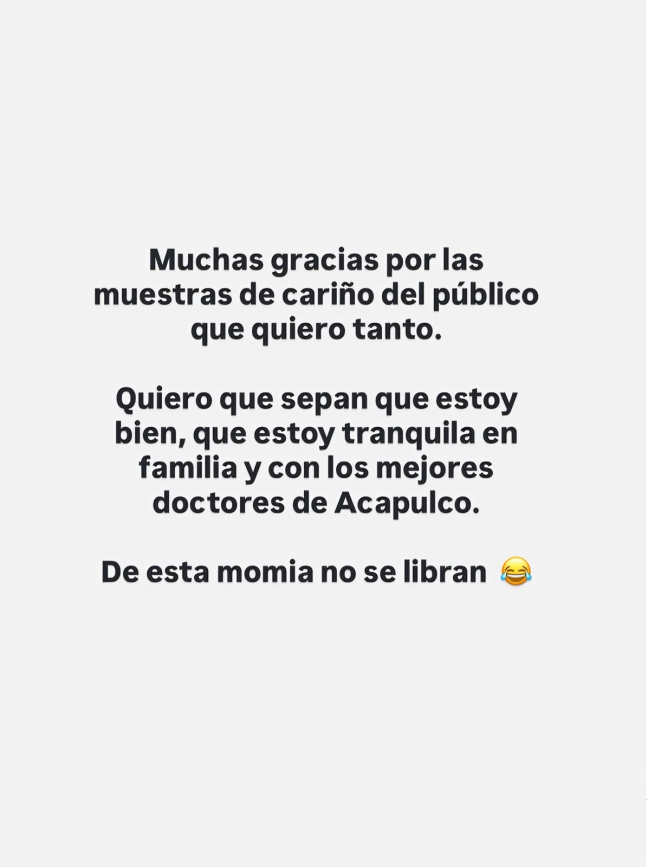 Laura Bozzo genera preocupación tras presentar una complicación de salud