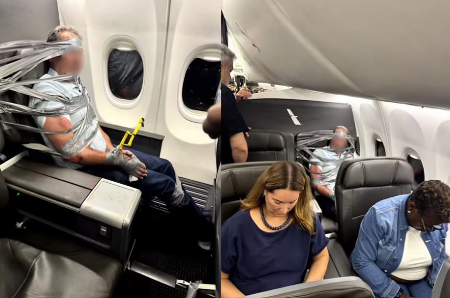 Pasajero atado con cinta en vuelo de American enfrenta seria acusación 3 Pasajero atado con cinta en vuelo de American enfrenta seria acusación