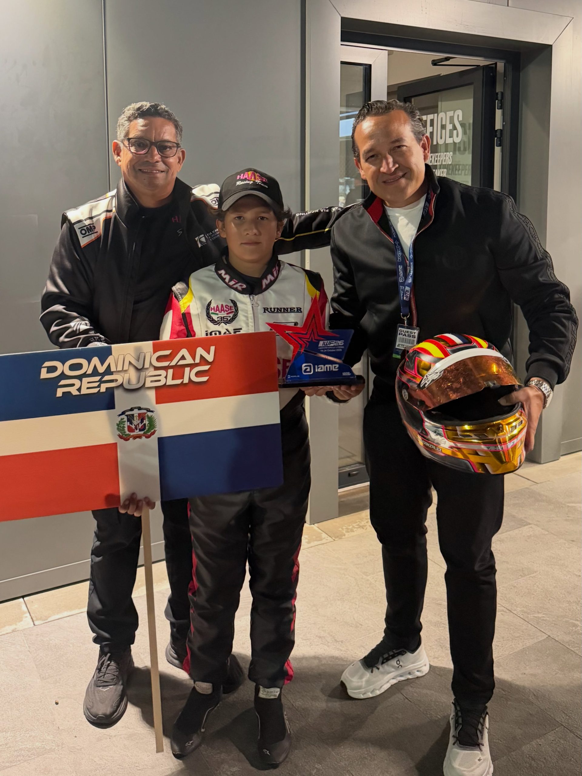 ¡Histórico! Piloto dominicano de 11 años brilla en Mundial de Karting